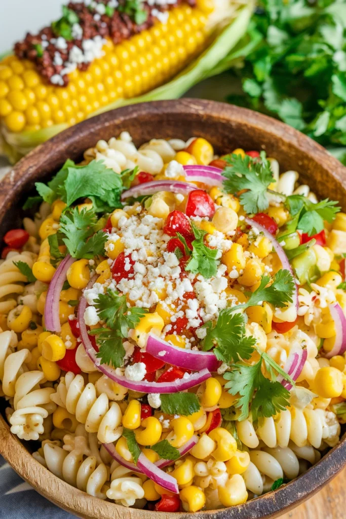 elote pasta salad