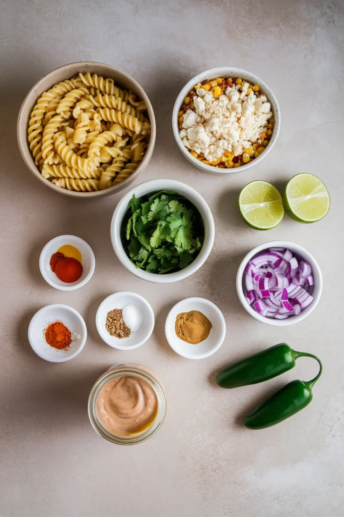 elote pasta salad