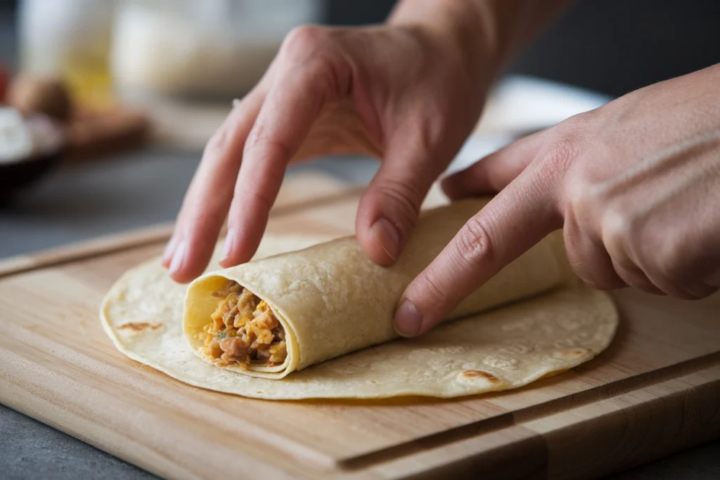 Assembling and Rolling Your Enchiladas